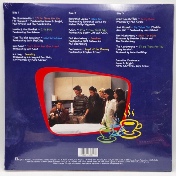 Friends 25th Ann Commemorative Edition Soundtrack 2XLP Hot Pink Vinyl HYPE - Picture 4 of 4